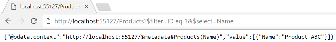 OData Filter Select